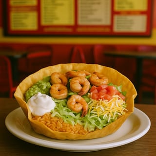 Shrimp Taco Salad